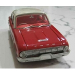 ACETF06BR 1962 Falcon XL Deluxe Sedan in red/white roof, red interior 1/43